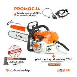 Stihl MS 400 C-M Pilarka spalinowa, pierwsza pilarka z tłokiem magnezowym prowadnica 50cm 1,6, łańcuch RH