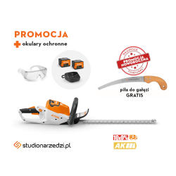 Stihl HSA 50 Akumulatorowe nożyce do żywopłotów z dwoma akumulatorami AK 10 i ładowarką AL 101, 50cm.