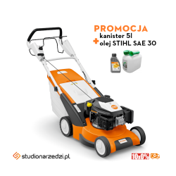 Stihl RM 545 VM Kosiarka spalinowa, Wydajna kosiarka spalinowa z funkcją mulczowania i napędem Vario.