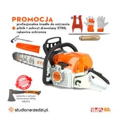 Stihl MS 391 Pilarka spalinowa, moc 3,3 kW / 4,5 KM silnik 2-MIX, pompa olejowa z regulacją wydajności, 40CM