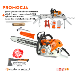 Stihl MS 500i W Pilarka spalinowa, pilarka łańcuchowa z elektronicznym wtryskiem paliwa, ogrzewany uchwyt