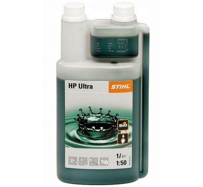 Olej do silników 2-suwowych z dozownikiem Stihl HP Ultra 1L - doskonałe właściwości smarne, czyste spalanie i świetna ochrona