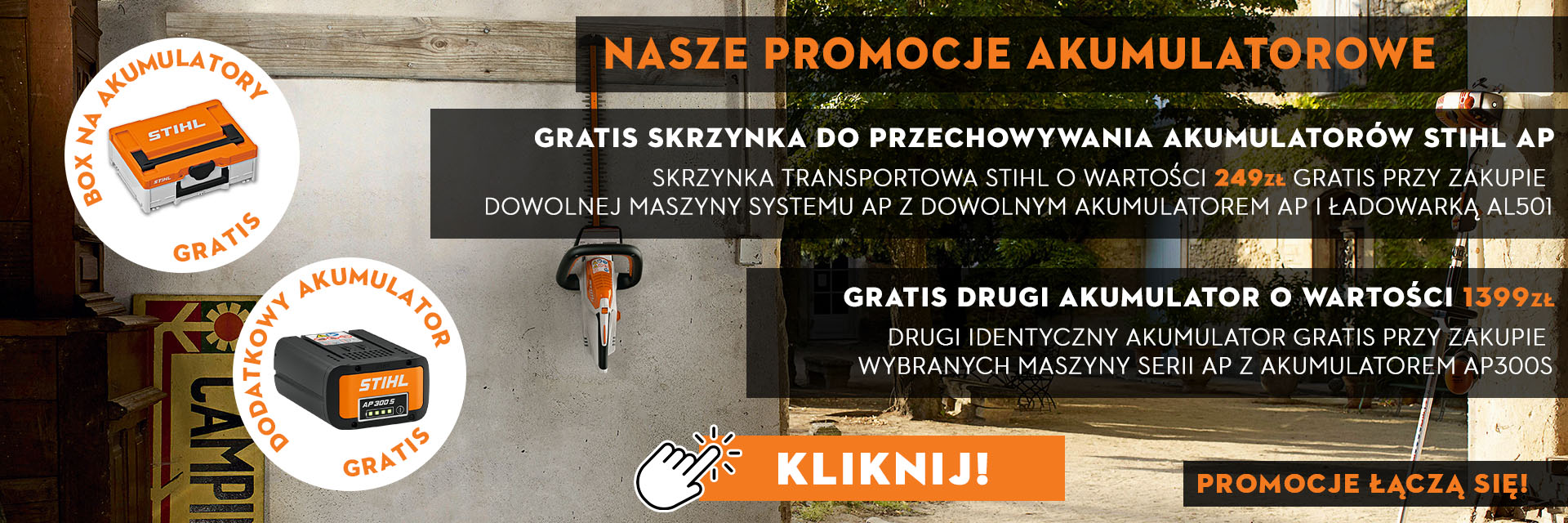 Promocja - Systemy akumulatorowe STIHL AP